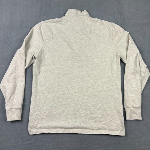 Guideboat Co Reliance Garments Shirt Mens Large Off White Henley Rowing - Picture 7 of 10